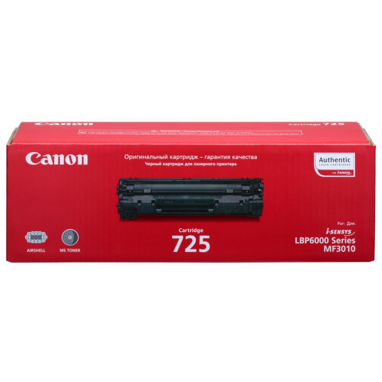 Тонер-картридж Canon 725 для Canon i-SENSYS LBP 6000 / MF3010 (3484B005) Тонер-картридж Canon 725 для Canon i-SENSYS LBP 6000 / MF3010 (3484B005)