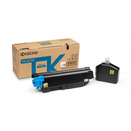 TK-5270C Тонер-картридж Kyocera синий для P6230cdn (1T02TVCNL0)