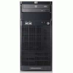 Компьютер ProLiant ML110G6 X3430 NHP SATA (Tower XeonQC2.4GHz(8Mb)/1x2GBUD/250GB nhp SATA(up to 4)/6-port SATA RAID(0/1/10)/DVD/GigEth/iLO100i std)