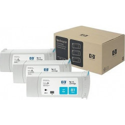 C5067A Картридж голубой №81 Hewlett-Packard  упаковка 3 шт (3*680 мл) 