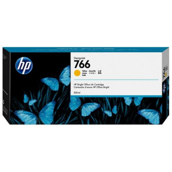 Картридж HP 766 жёлтый 300 мл для DesignJet XL 3600 (P2V91A)