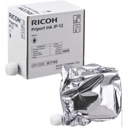 Чернила тип JP12 чёрные для Ricoh Priport DX3240 (817104)